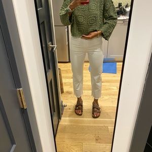 Zara cropped jeans